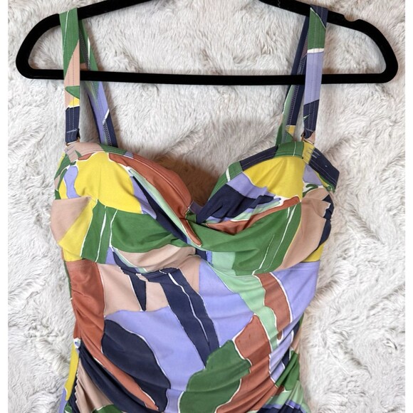 Artesands L’Avana Botticelli Swimsuit Multicolor Size 8 D/DD One Piece Beach - Picture 4 of 16